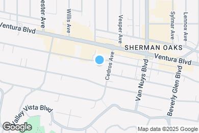 Map image of the property - Sherman Oaks Riviera