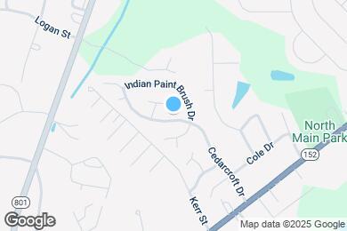 Map image of the property - 317 Cedarcroft Dr