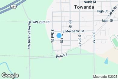 Map image of the property - 320 W. Cincinnati St