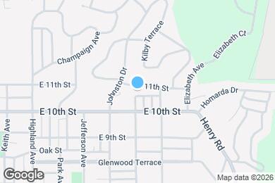 Map image of the property - 1400 E 11th St
