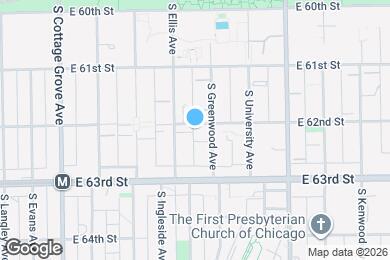 Map image of the property - 1021 E 62nd St, Chicago, IL, 60637-2779