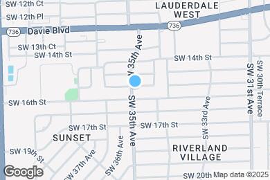 Map image of the property - 3470 SW 15th Ct