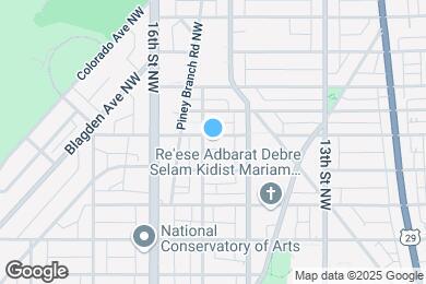 Map image of the property - 1424 Decatur St NW