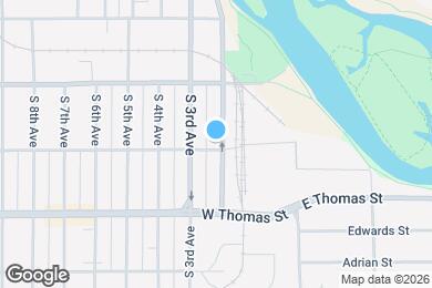 Map image of the property - 938 S 1st Ave Apt A
