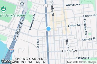 Map image of the property - 1207 S Hanover St