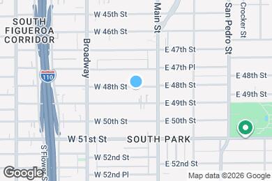Map image of the property - 136 W 48th St