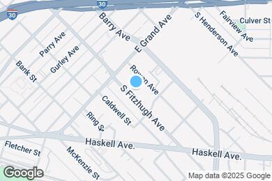 Map image of the property - 1302-1308 S Fitzhugh Ave