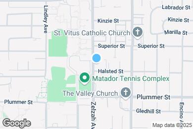 Map image of the property - 9610 Zelzah Ave
