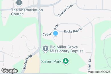 Map image of the property - 3412 Cedar Rock Ln