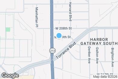 Map image of the property - 1650 W 209th St