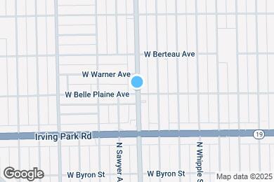 Map image of the property - 4103 N Kedzie Ave