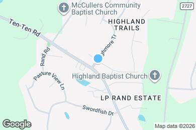 Map image of the property - 1220 Sunswept Cir