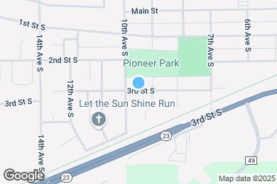 Map image of the property - 908 3rd St S