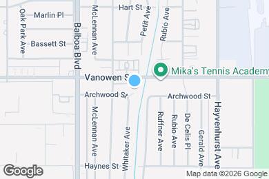 Map image of the property - 16729 Archwood St