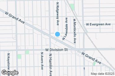 Map image of the property - 3724 W Grand Ave
