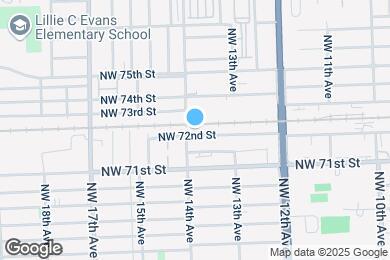 Map image of the property - 1391 NW 72nd St