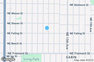 Map image of the property - 3917 NE 12th Ave