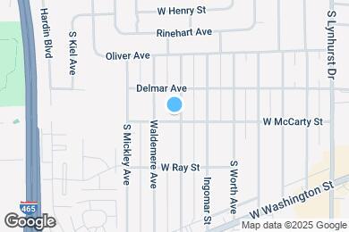 Map image of the property - 734 S Whitcomb Ave