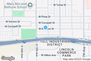 Map image of the property - 1309 W Mohave St