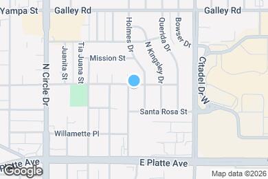 Map image of the property - 723 Don Juan St