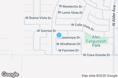 Map image of the property - 2682 W Dawnview Dr