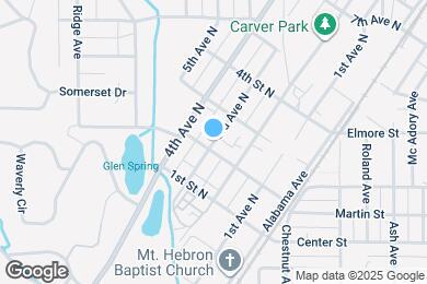 Map image of the property - 206 3rd Ave N