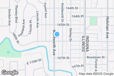 Map image of the property - 1539 Wentworth Ave