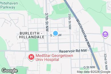 Map image of the property - 3606 S St NW