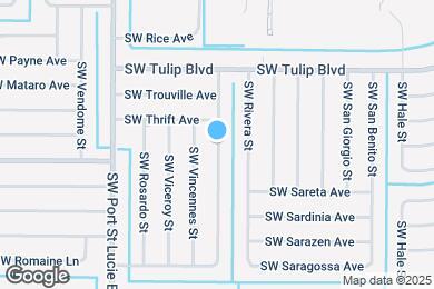 Map image of the property - 3518 SW Voyager St