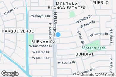 Map image of the property - 12816 N 122nd Dr