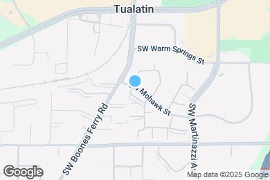 Map image of the property - 8504 SW Mohawk St