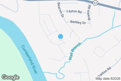 Map image of the property - 1234 Bluffton Cir