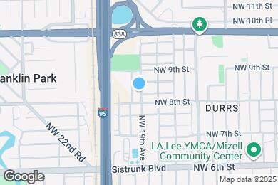 Map image of the property - 813 NW 19th Ave