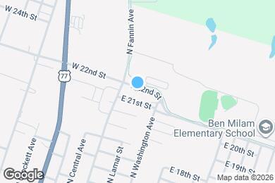 Map image of the property - 207 E 22nd St