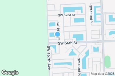 Map image of the property - 16521 SW 55th Terrace