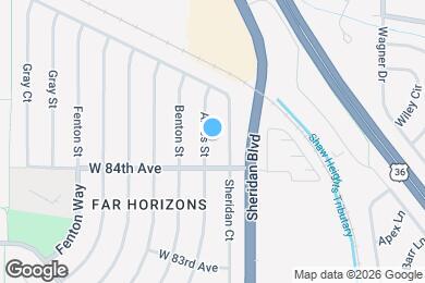 Map image of the property - 8438 Ames St