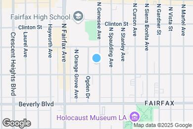 Map image of the property - 427 N Genesee Ave
