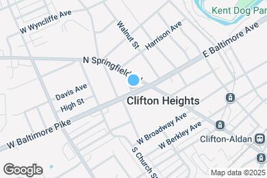 Map image of the property - 29 W Baltimore Ave