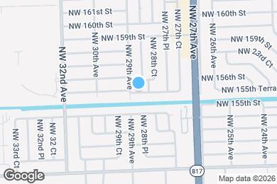 Map image of the property - 2885 NW 155th Ter