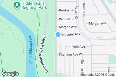 Map image of the property - 1266 Cleveland Ave S