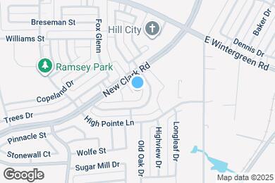 Map image of the property - 1204 Shakleford Cir