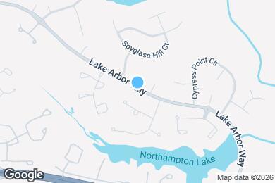 Map image of the property - 11023 Lake Arbor Way