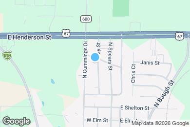 Map image of the property - 723 Ray St