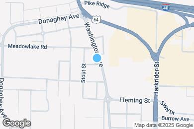 Map image of the property - 1717 Bowie St