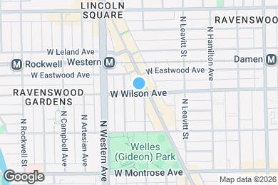 Map image of the property - 2306 W Wilson Ave