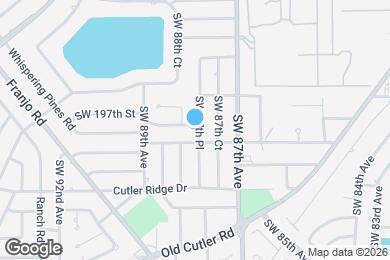 Map image of the property - 19730 SW 87th Pl
