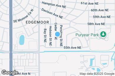 Map image of the property - 5601 Cedar St NE