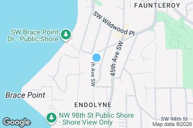 Map image of the property - 9318 47th Ave SW