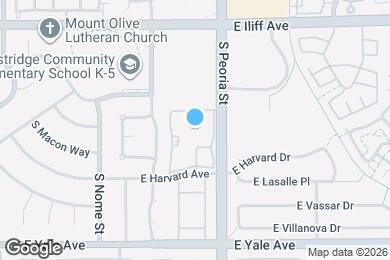 Map image of the property - 12005 E Harvard Ave