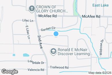 Map image of the property - 2043 Juanita St